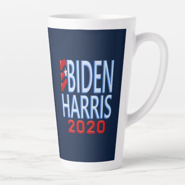 Vote Biden Harris President 2020 Election Campaign Latte Mug (Right)