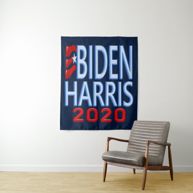 Vote Biden Harris President 2020 Election Campaign Tapestry (In Situ)