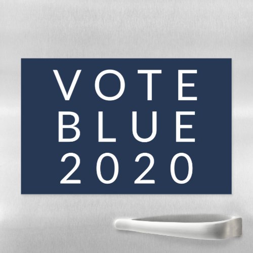 Vote Blue 2020 Biden Harris US Simple Minimal Magnetic Dry Erase Sheet