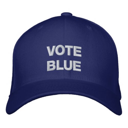 VOTE BLUE 2020 EMBROIDERED BASEBALL CAP