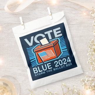 Vote Blue 2024 Ballot Box Presidential Favor Bags