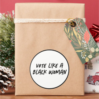 Vote Blue 2024 Like A Black Woman Stickers