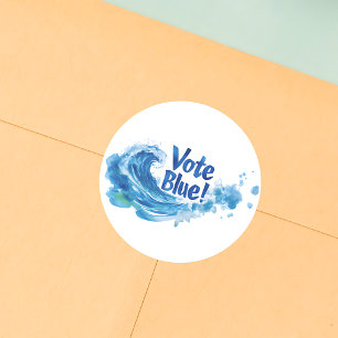 Vote Blue - Blue Wave Political Stickers