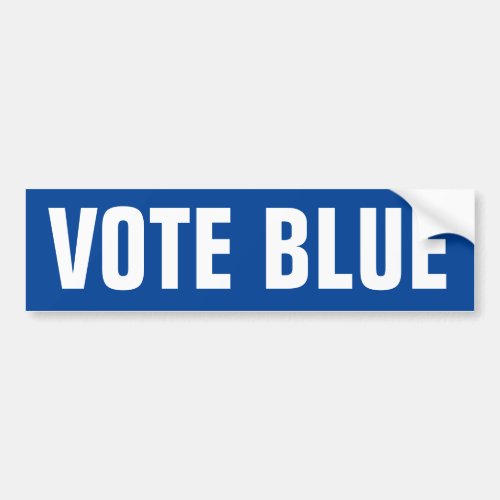 VOTE BLUE  BUMPER STICKER