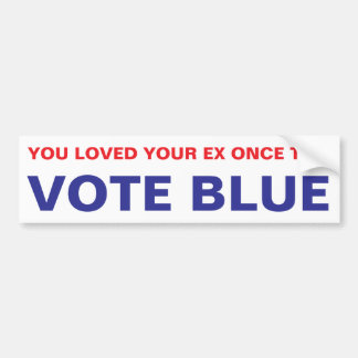VOTE BLUE BUMPER STICKER