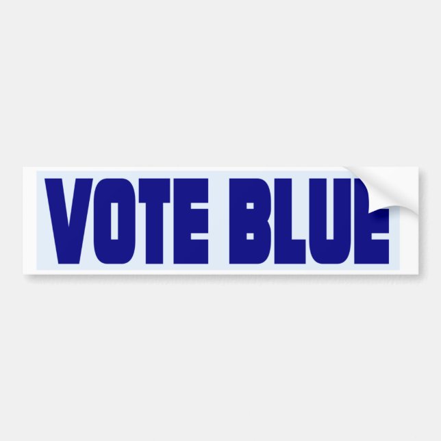 Vote Blue Bumper Sticker for 2020 Election (Front)