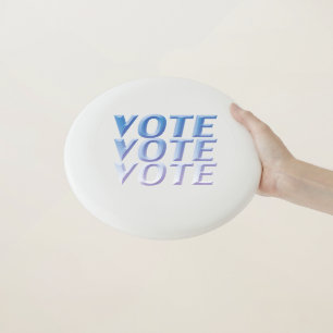 vote - blue colors - Frisbee Flying Disc