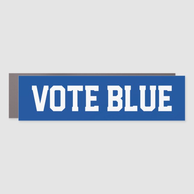 Vote Blue Democrat Bumper Car Magnet (Front)