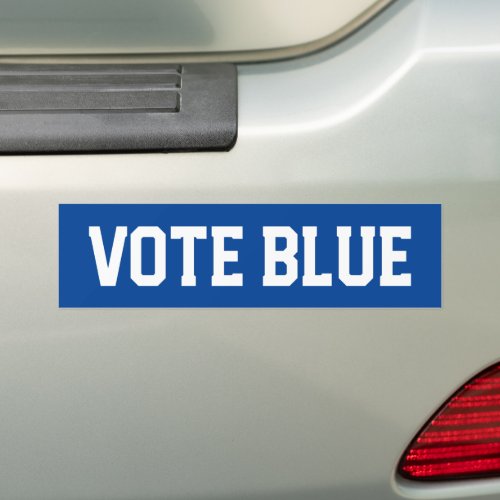 Vote Blue Democrat Bumper Sticker