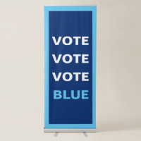 Vote Blue Democrat Selfie Background Backdrop