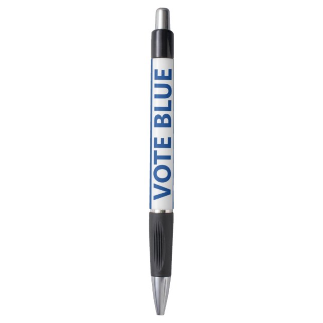 Vote Blue Democratic Candidate Name 2026 Elections Pen (Front Vertical)
