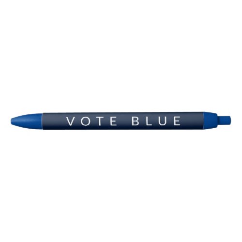 Vote Blue Democratic Party Promotional Simple Blue Ink Pen