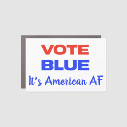 Vote Blue Democratic Political Red Blue Funny  Car Magnet