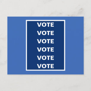 Vote Blue Democrats 2020 Election Postcard