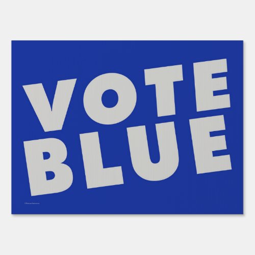 VOTE BLUE Double_sided Yard Sign