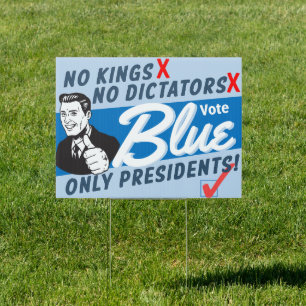 Vote Blue election yard sign