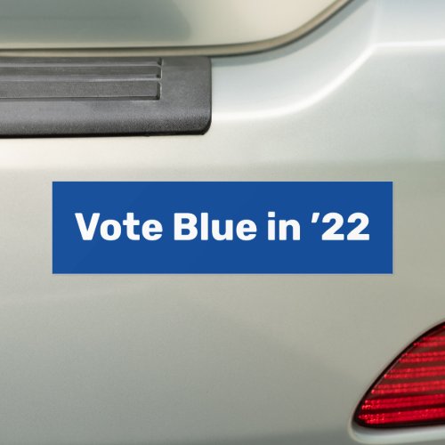 Vote Blue in 2022 Bumper Sticker