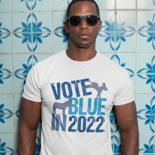 Vote Blue in 2022 Cute Democratic Party T_Shirt