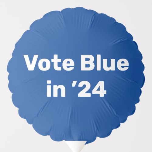 Vote Blue in 2024 Balloon