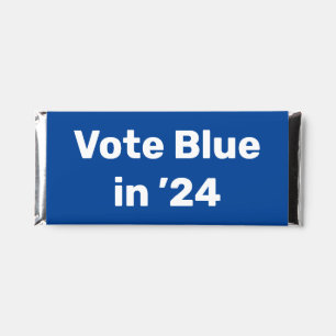 Vote Blue in 2024 Hershey Bar Favors