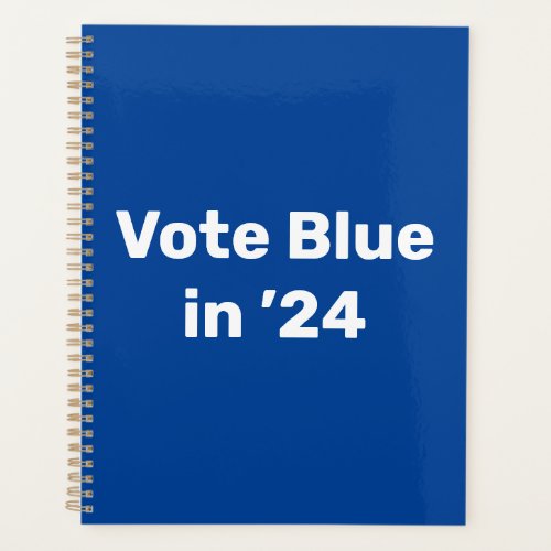 Vote Blue in 2024 Planner