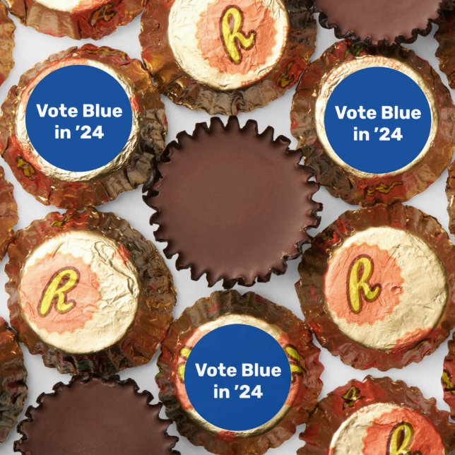 Vote Blue in 2024 Reese's Peanut Butter Cups (Assorted)