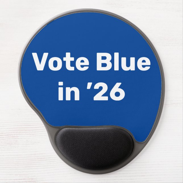 Vote Blue in 2026 Gel Mouse Pad (Front)