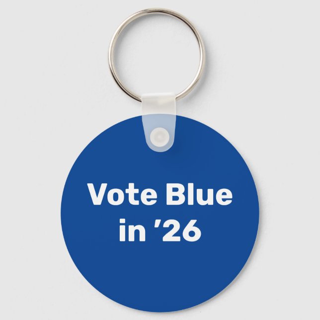 Vote Blue in 2026 Keychain (Front)
