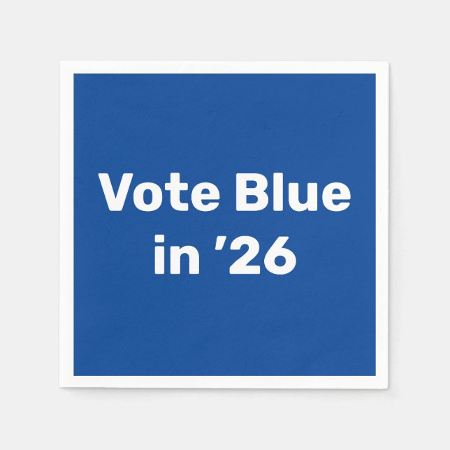 Vote Blue in 2026 Napkins (Front)