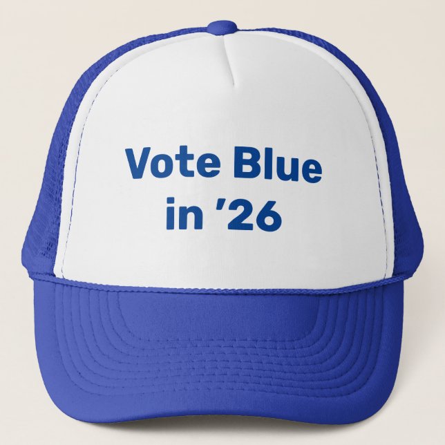 Vote Blue in 2026 Trucker Hat (Front)