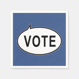 VOTE - Blue Napkins