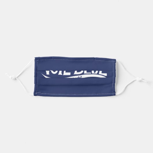 VOTE BLUE no matter who 2020 Adult Cloth Face Mask (Front, Folded)