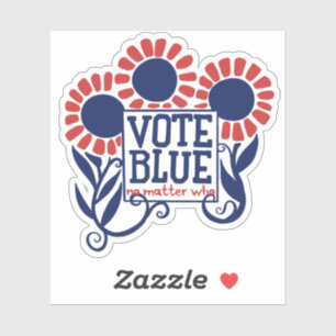 Vote blue no matter who 2020 sticker