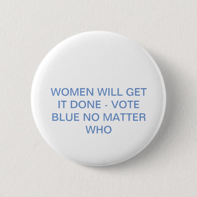 Vote Blue No Matter Who Button (Front)
