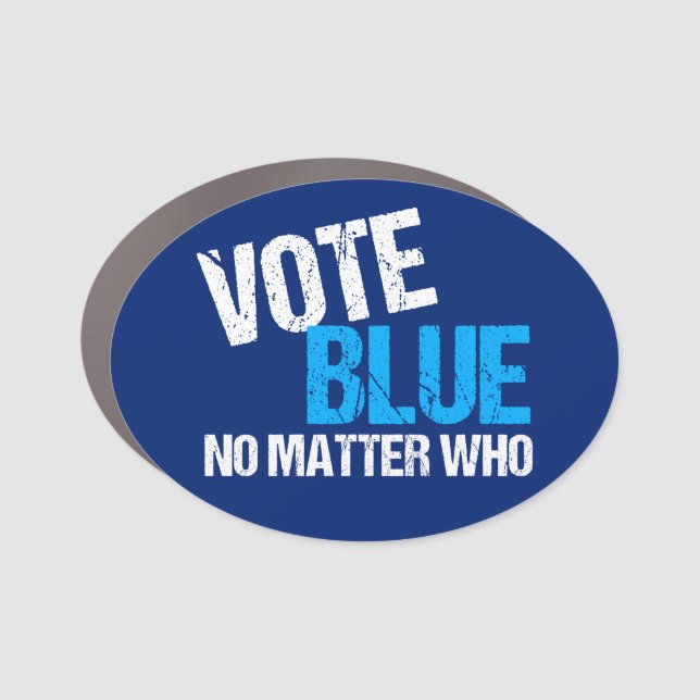 Vote Blue No Matter Who Car Magnet (Front)