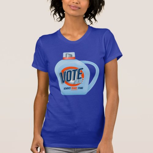 VOTE BLUE Removes Orange Stains T_Shirt