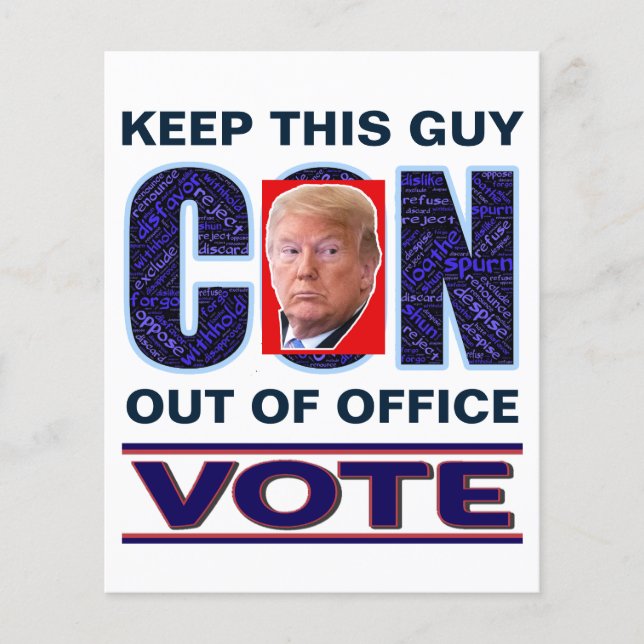 Vote Blue Resist 2024 Presidential Flyers (Front)