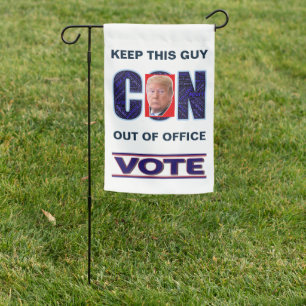 Vote Blue Resist 2024 Presidential Garden Flag