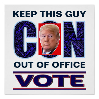 Vote Blue Resist 2024 Presidential Glossy Poster