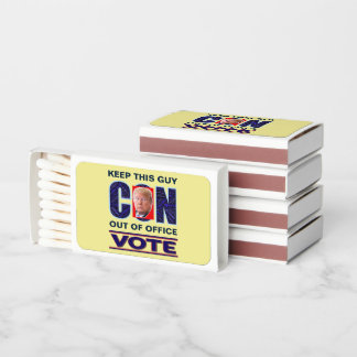 Vote Blue Resist 2024 Presidential  Matchboxes