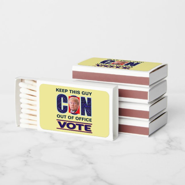 Vote Blue Resist 2024 Presidential  Matchboxes (Stacked)