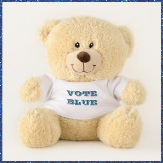 Vote Blue Teddy Bear