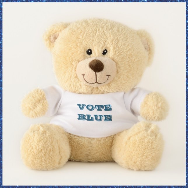 Vote Blue Teddy Bear (Creator Uploaded)