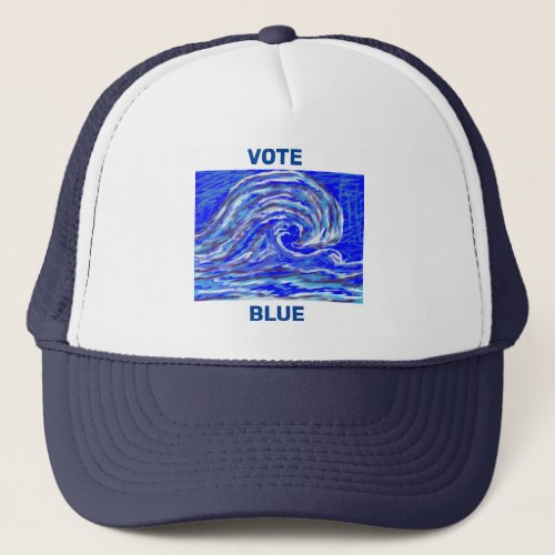 Vote Blue Trucker Hat