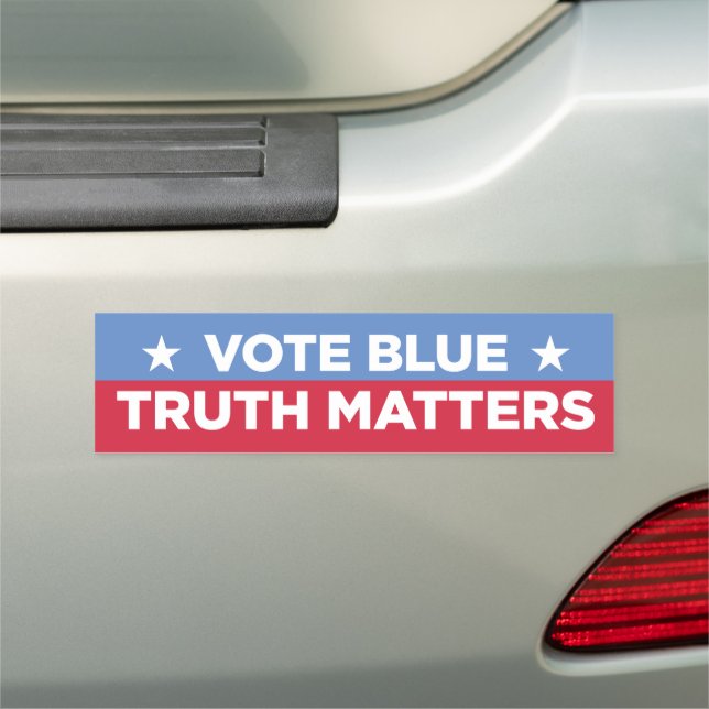 VOTE BLUE TRUTH MATTERS CAR MAGNET (In Situ)