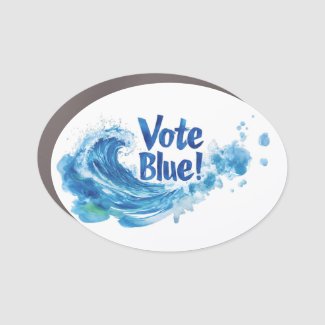 Vote Blue! Tsunami Wave