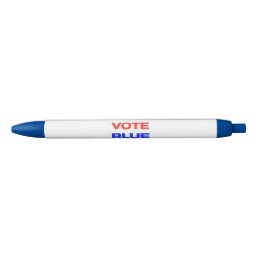 Vote Blue Voting USA Democratic Political Red Blue Black Ink Pen