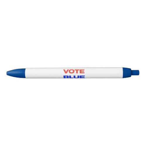 Vote Blue Voting USA Democratic Political Red Blue Black Ink Pen