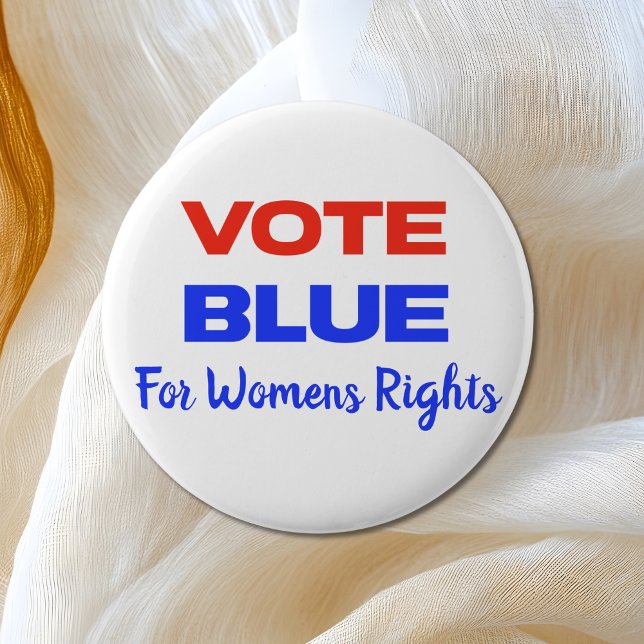 Vote Blue Voting USA Democratic Political Red Blue Button (Creator Uploaded)