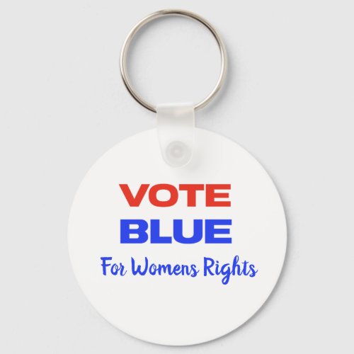 Vote Blue Voting USA Democratic Political Red Blue Keychain
